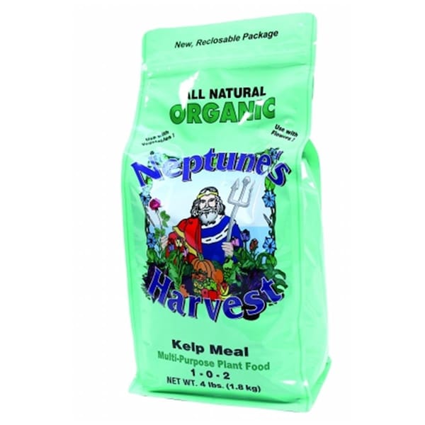 Neptunes Harvest Organic Kelp Meal 1-0-2 Multi Purpose Plant Food 4 Pound KM 604 NE38298 - main
